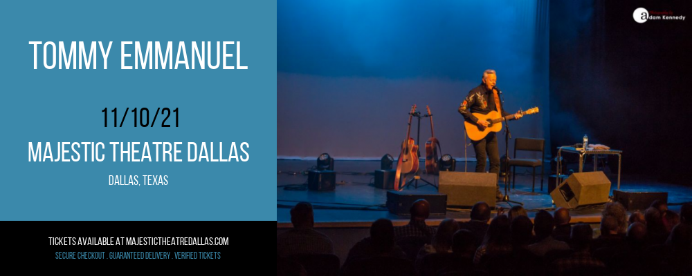 Tommy Emmanuel at Majestic Theatre Dallas