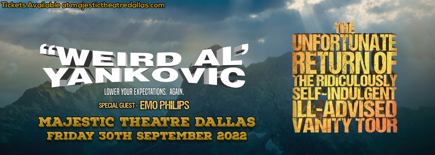 Weird Al Yankovic at Majestic Theatre Dallas tickets Weird Al Yankovic at Majestic Theatre Dallas