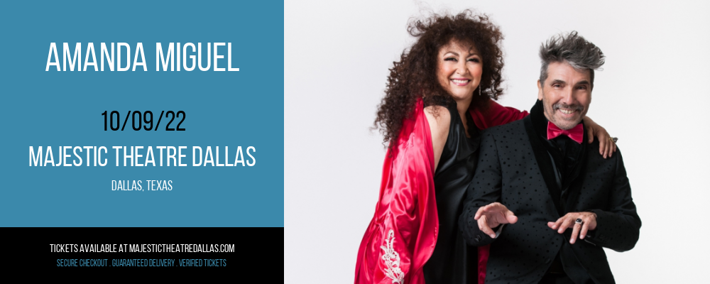 Amanda Miguel & Diego Verdaguer at Majestic Theatre Dallas