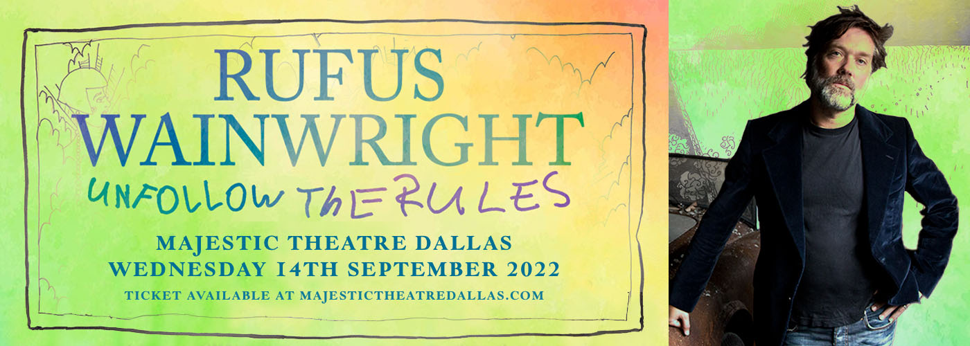 Rufus Wainwright at Majestic Theatre Dallas