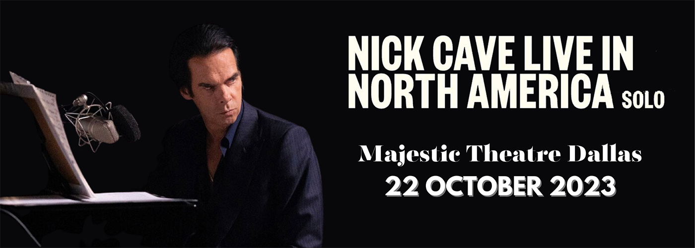 Nick Cave at Majestic Theatre Dallas