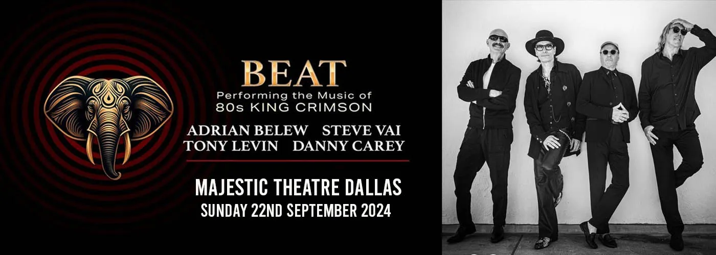 BEAT &#8211; Belew/Vai/Levin/Carey Play 80s King Crimson