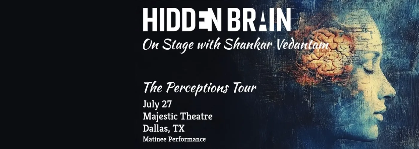 Hidden Brain Live: Shankar Vedantam