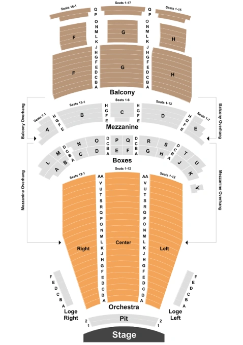 Majestic Theatre Dallas Seating Chart