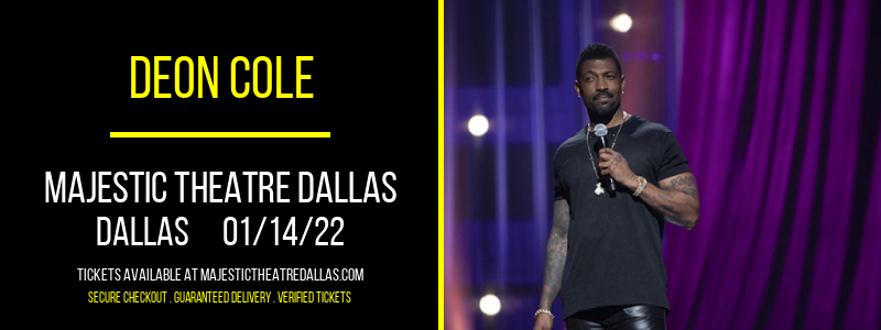 Deon Cole at Majestic Theatre Dallas