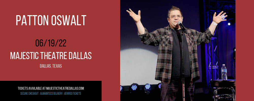 Patton Oswalt at Majestic Theatre Dallas