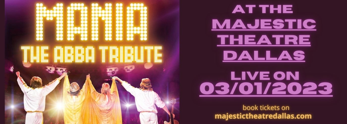 Mania - The Abba Tribute at Majestic Theatre Dallas