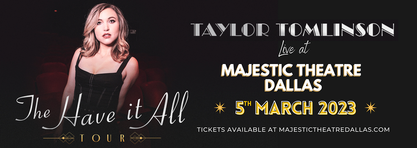 Taylor Tomlinson at Majestic Theatre Dallas