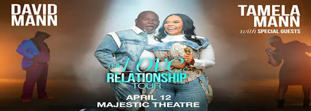 David and Tamela Mann at Majestic Theatre